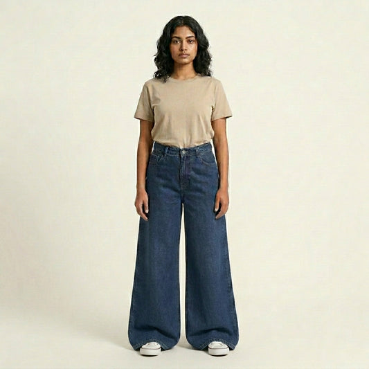 Imported High Waist Ultra Wideleg Jeans