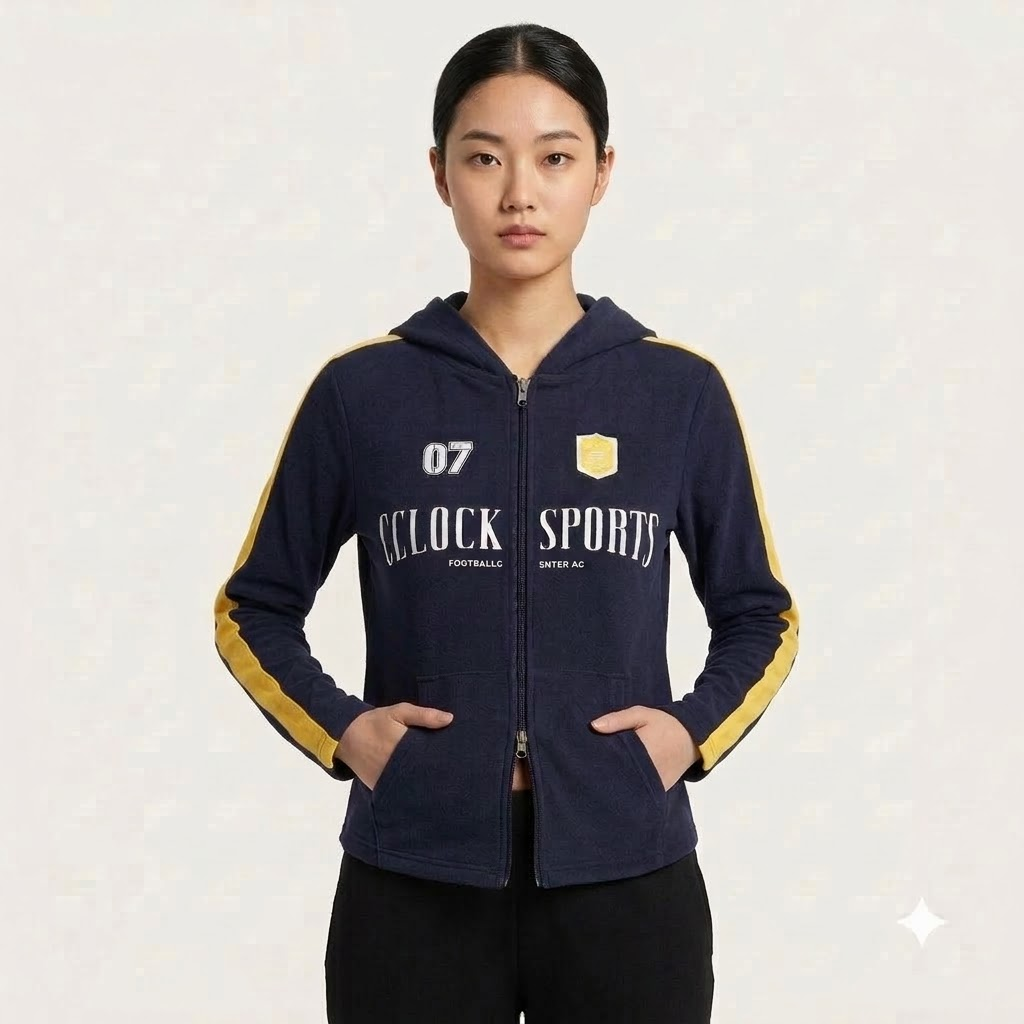 Full Sleeves Zipper Top