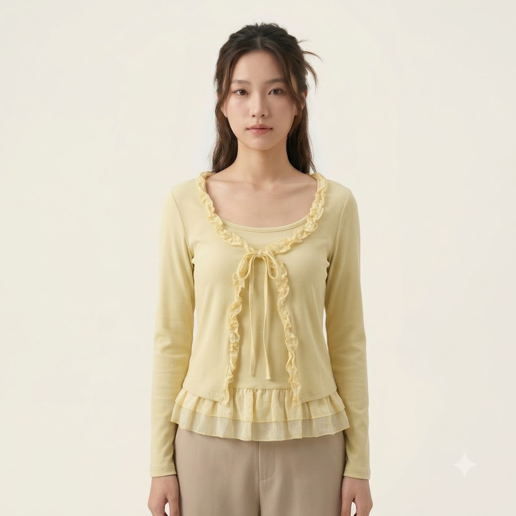 Layered Ruffle Top