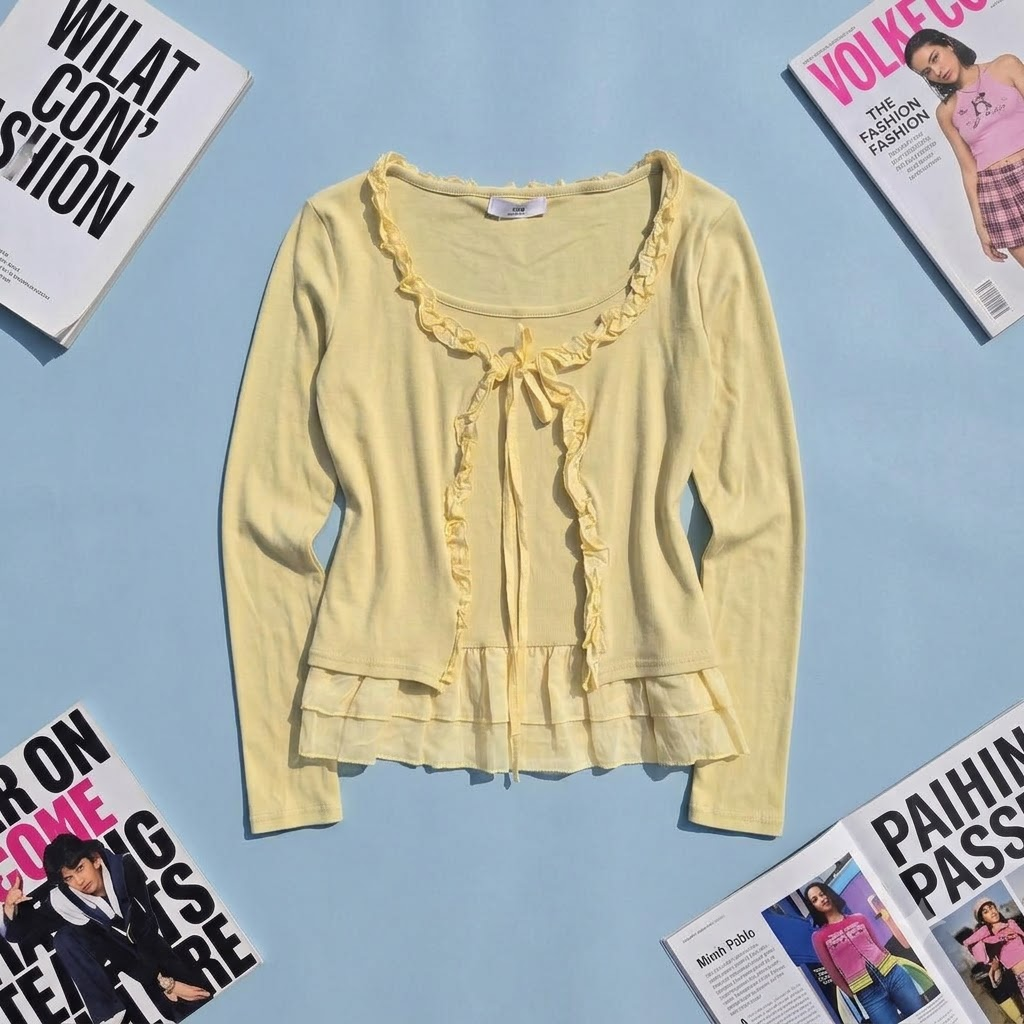 Layered Ruffle Top