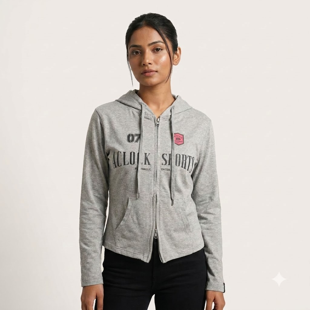 Full Sleeves Zipper Top