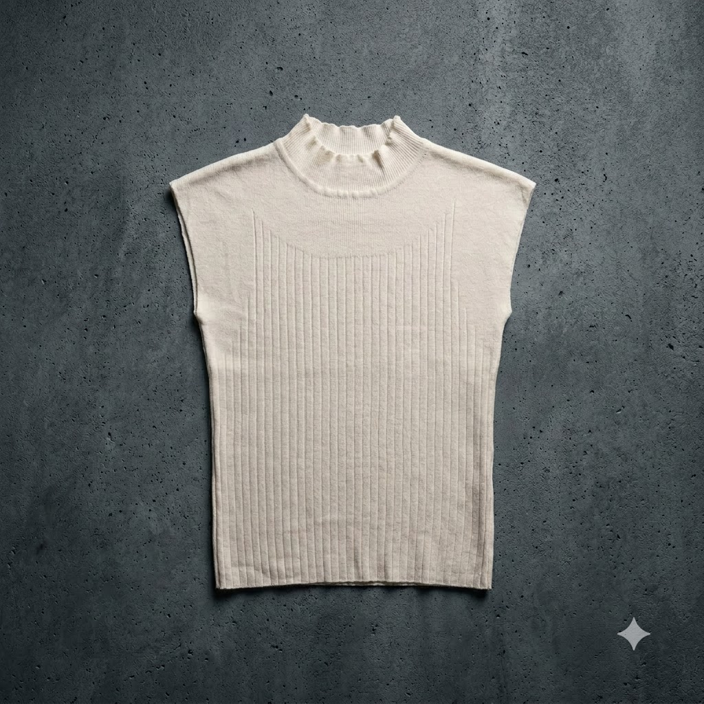 Mock Neck Cap Sleeve top