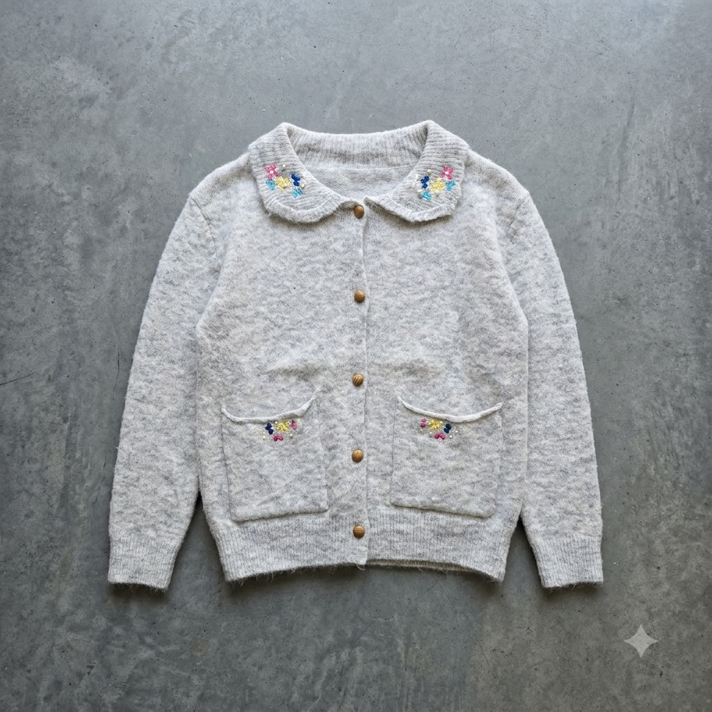 Embroidered Cardigan