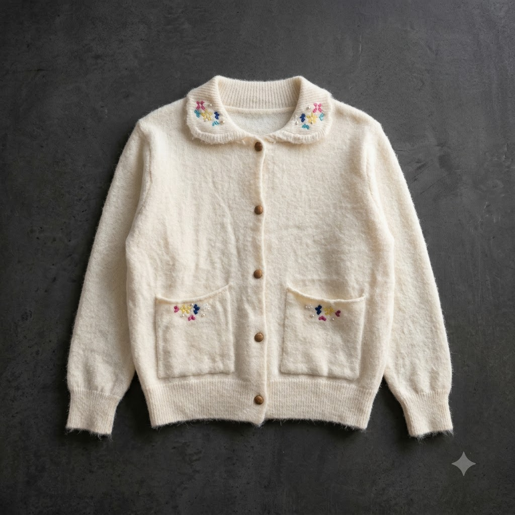 Embroidered Cardigan