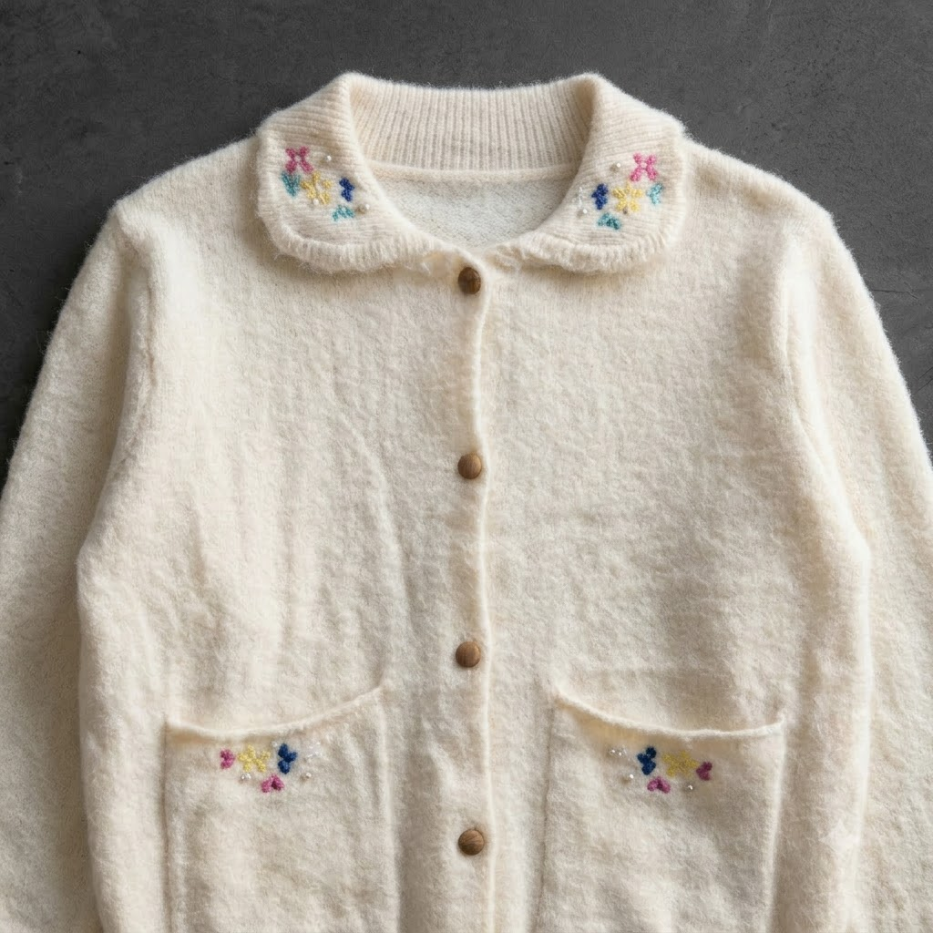 Embroidered Cardigan