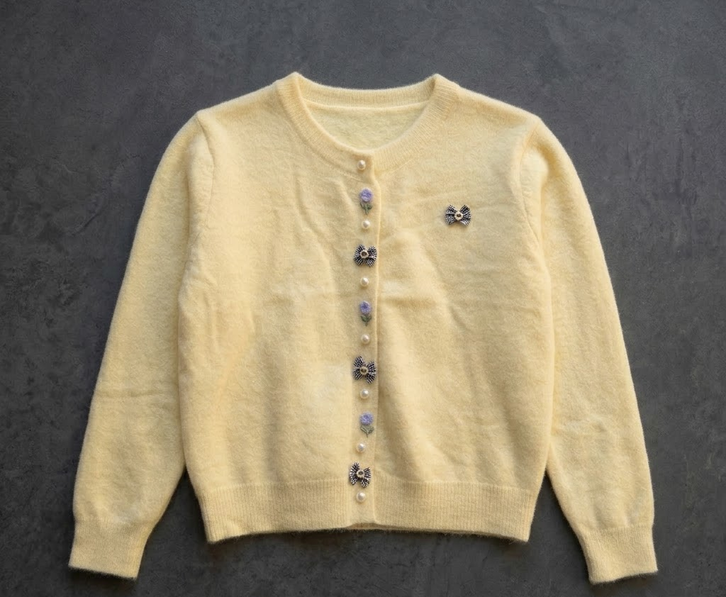 Bow Knit Cardigan