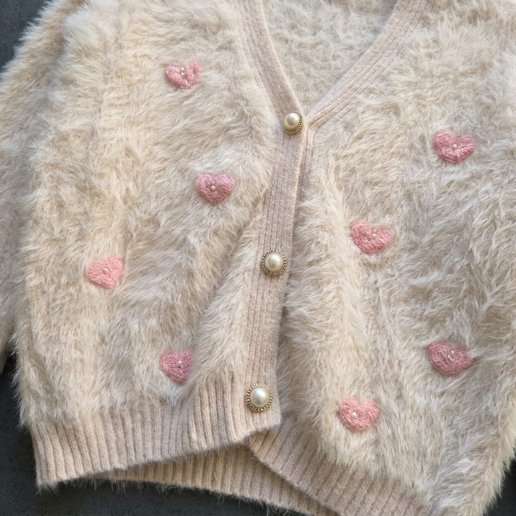 Faux Fur Cardigan
