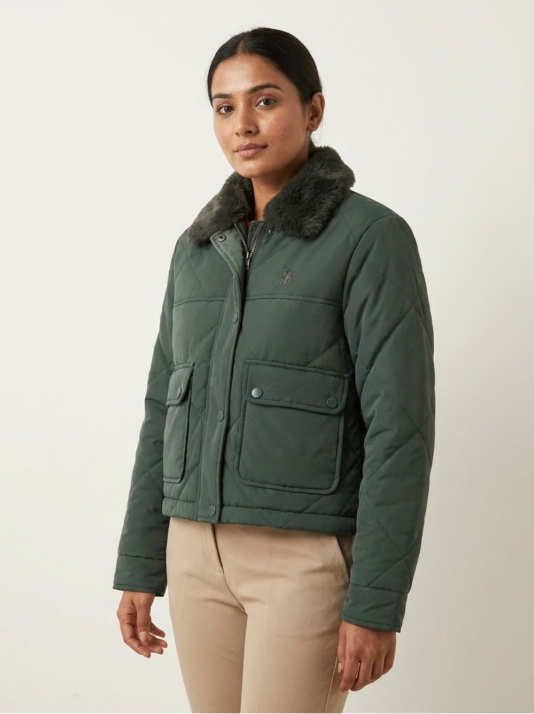 Crop Puffer Jacket