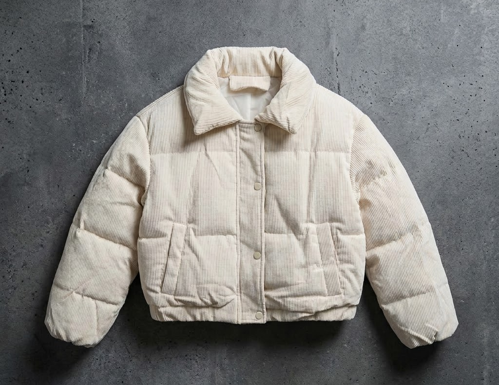 Corduroy Puffer Jacket