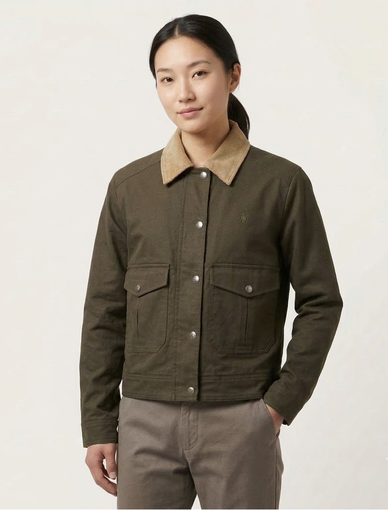 Corduroy Collar Jacket