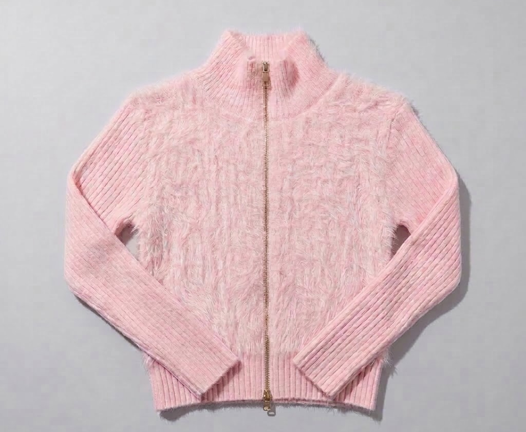 Faux Fur Double Zipper