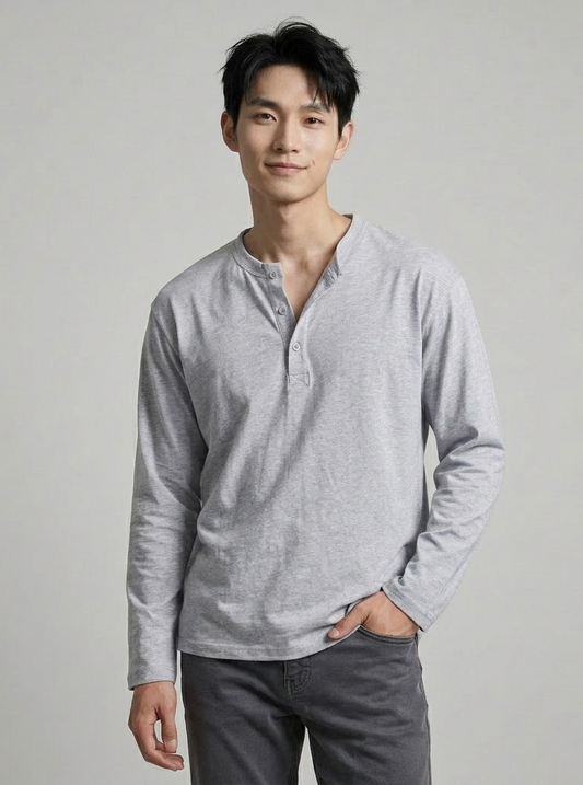 Boxy Fit Henley