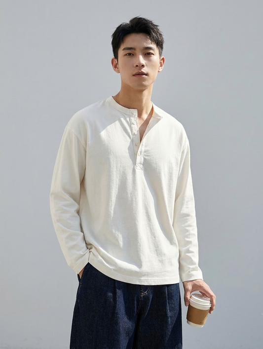 Boxy Fit Henley