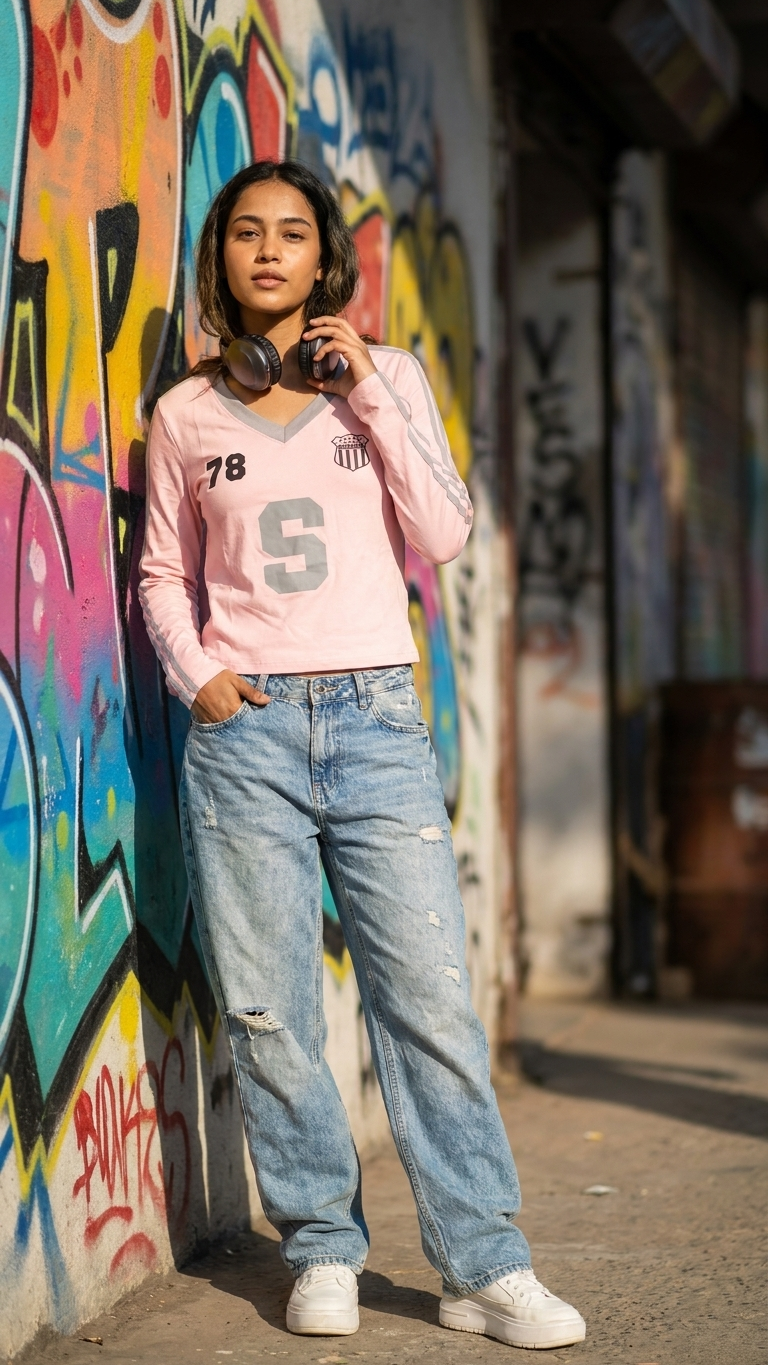 Full Sleeves Printed Top