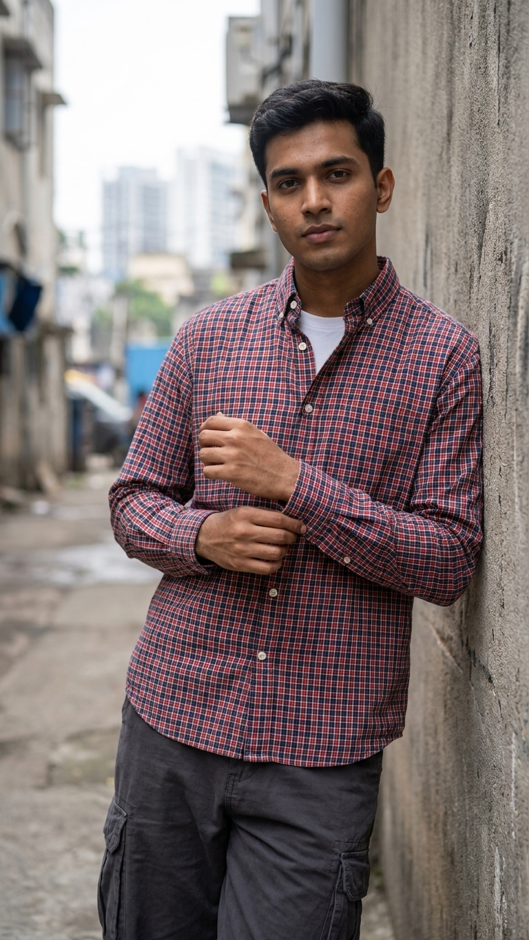 Checked Flannel Shirt